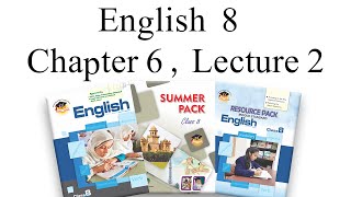 English Class 8 Chapter 6 Lecture 2 [upl. by Bluma731]