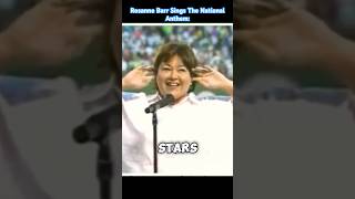 Rosanne Barr Sings The National Anthem 1990 🇺🇸 😂🎶 [upl. by Notfol]