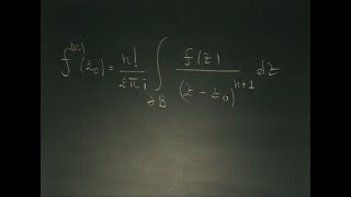 Analysis 3  Verallgemeinerte Cauchy Integralformel [upl. by Steep867]