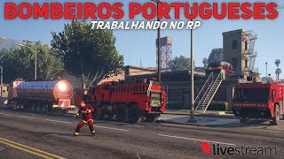 Vilburlive Roleplay dos Bombeiros Portugueses no FiveM [upl. by Neelon390]