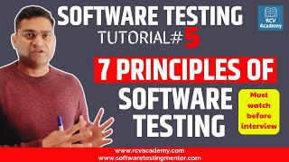 Software Testing Tutorial 5  Seven Principles of Software Testing [upl. by Kama]