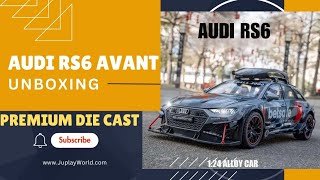 Unboxing of Audi RS6 Avant 124 Scale Diecast❤️ Highly Detailed Model [upl. by Aened]