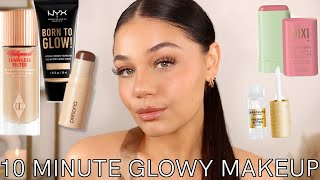 Easy Everyday 10 Minute GLOWY Makeup  Blissfulbrii [upl. by Malim]