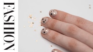 A Starry New Years Eve Manicure [upl. by Ynnus]