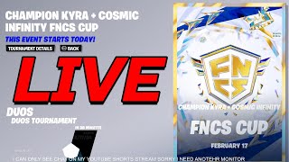 Fortnite CHAMPION KYRA FNCS CUP LIVE we lost [upl. by Balduin]