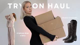 TRYON HAUL  Jesienne nowości 🍂 Zara Stradivarius amp Zalando [upl. by Bunni]