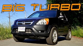 This 500 HP Honda CRV Was Built To Troll Turbo Civics [upl. by Ulani]