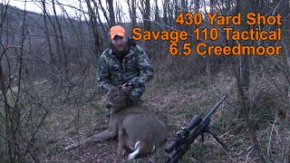 430 Yard Deer Shot  65 Creedmoor 130gr Sierra Game Changer [upl. by Anaejer]