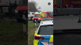 Unfall in Siegelsum  Auto im Graben ostfriesland unfall [upl. by Ricky]