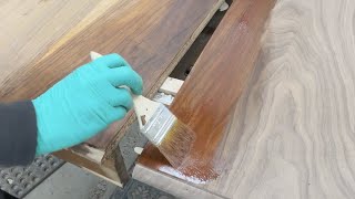 HOW TO Stain NEW WOOD to match OLD WOOD [upl. by Neroled]