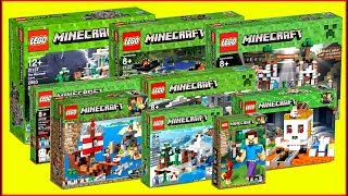 COMPILATION LEGO MINECRAFT All Sets of All Time for Collectors  UNBOXING [upl. by Maurine]