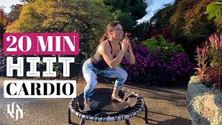 Mini Trampoline Rebounder HIIT Workout [upl. by Humbert]