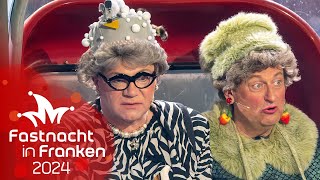 Waltraud und Mariechen im Skilift  Fastnacht in Franken 2024  BR Kabarett amp Comedy [upl. by Sadoff]