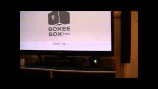 Boxee Box by Dlink  Uppstart av Boxee Box [upl. by Notsirhc]