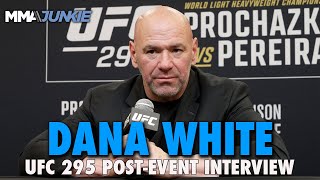 Dana White Reacts to UFC 295 Shuts Down PFL CrossPromotion For Francis Ngannou Confirms Sphere [upl. by Ettennaj]