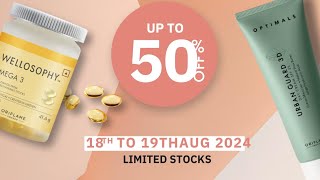 oriflame 18th19th August Upto 50 Off Flyer Saleoffer Triumpht long weekend wrap up oriflame [upl. by Ayatan]