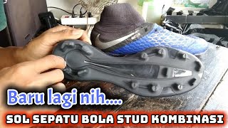 OUTSOLE BARU UNTUK MENGGANTI TELAPAK SEPATU BOLA YG RUSAK [upl. by Ahsiatal]