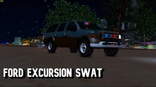 FND Ford Excursion SWAT Low Poly  GTA SA  2020 [upl. by Rezeile]