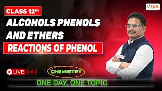 Reactions of Phenol  Alcohols Phenols and Ether  Class 12  Chemistry [upl. by Vil]