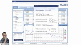 Forex  jak otwierac pozycje w Plus500 [upl. by Reisch59]