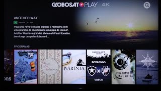 Conheça o aplicativo Globosat Play 4K [upl. by Nodgnal]