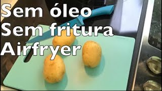 Batata frita na airfryer Super fácil e uma delicia Com um segredinho indispensável [upl. by Eidnam]