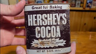 Tasting 40 Year Old HERSHEYS COCOA Powder For Baking [upl. by Allak]