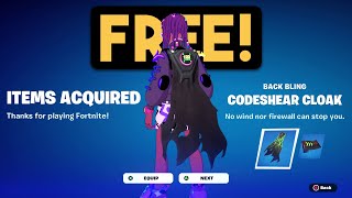 How to Get The FREE Overclocked Cloak in Fortnite Fortnite Overclocked Combo Pack [upl. by Chladek]