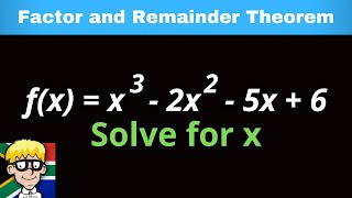 Factorise Cubic Equation Grade 12 Introduction [upl. by Atteynad]