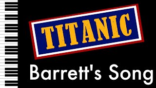 Barretts Song  Titanic  Piano AccompanimentRehearsal Track [upl. by Moth]