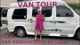 AWESOME VAN TOUR  COMPLETE WITH RENOVATIONS BY LULU FRIENDS HELPING FRIENDS  LIFE IS GOOD [upl. by High544]