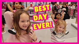 Addy and Maya Visit the American Girl Store in New York [upl. by Valdemar634]