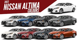 2022 Nissan Altima  All Color Options  Images  AUTOBICS [upl. by Ehtyaf]