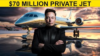 Elon Musks Gulfstream G650ER Luxury Private Jet Revealed [upl. by Nnylodnewg127]