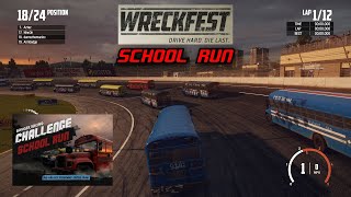 WRECKFEST  Career Mode  School Run Banger Racing Challenge  063 [upl. by Submuloc772]