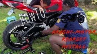 Arashi Motor Rear Set Mods INSTALL HowTo [upl. by Maryjane597]