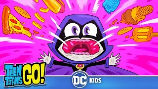 Teen Titans Go En Español  Entrenamiento Barriga Llena  DC Kids [upl. by Ainotahs]