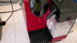 Using Milk Frother on DeLonghi Latissima Nespresso Machine [upl. by Nai66]