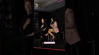 Matt Davis and Karen David Vampire Diaries Reunion Convention tvd thevampirediaries [upl. by Mame]