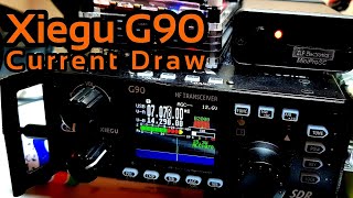 Xiegu G90 HF SDR Transceiver Current Draw Review [upl. by Eniale]