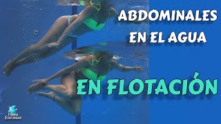 CORE EJERCICIOS DE ABDOMEN EN EL AGUA EN FLOTACIÓNAQUAGYM INMAENRIMON [upl. by Mcgaw]