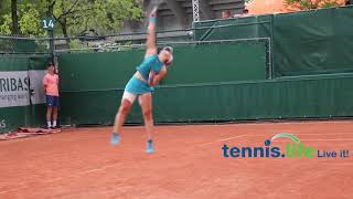 Bianca Andreescu  2018 French Open qualifying [upl. by Filomena]