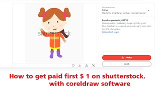 Shutterstock contributors how to get paid first  1 on shutterstock with coreldraw software [upl. by Sillaw]