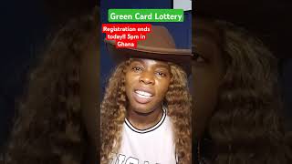 Green Card Lottery Registration Ends November 7th 5pm in Ghana wofoytvgh trending ghana [upl. by Yrohcaz]