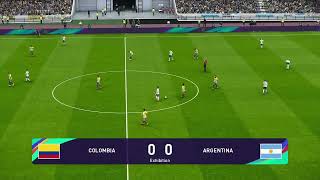 PES 2021 Gameplay  Colombia vs Argentina  World Cup Qualifiers 2024 [upl. by Ariaes]