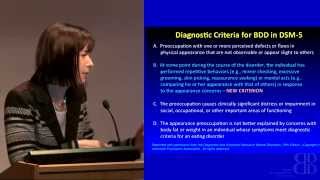 Keynote Speaker  Katharine Phillips MD  Body Dysmorphic Disorder BDD Conference 2015 London [upl. by Angeli]