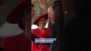 Princess Catherine Expertly Curtsied To King and Queen [upl. by Gun]