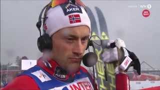 Falun 2015 Interview with Petter Northug after 50km classic [upl. by Annairda991]