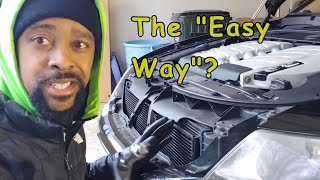 Changing Alternator in 200 VW W12 Phaeton  Part 1 [upl. by Anual]