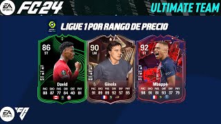 ⭐MEJORES JUGADORES LIGUE 1 POR RANGO DE PRECIO⭐ EA FC FIFA 24  LIGA FRANCESA [upl. by Yelyk]